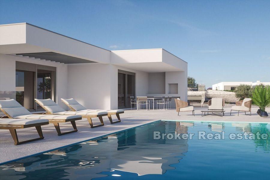 Villa med panoramautsikt over havet