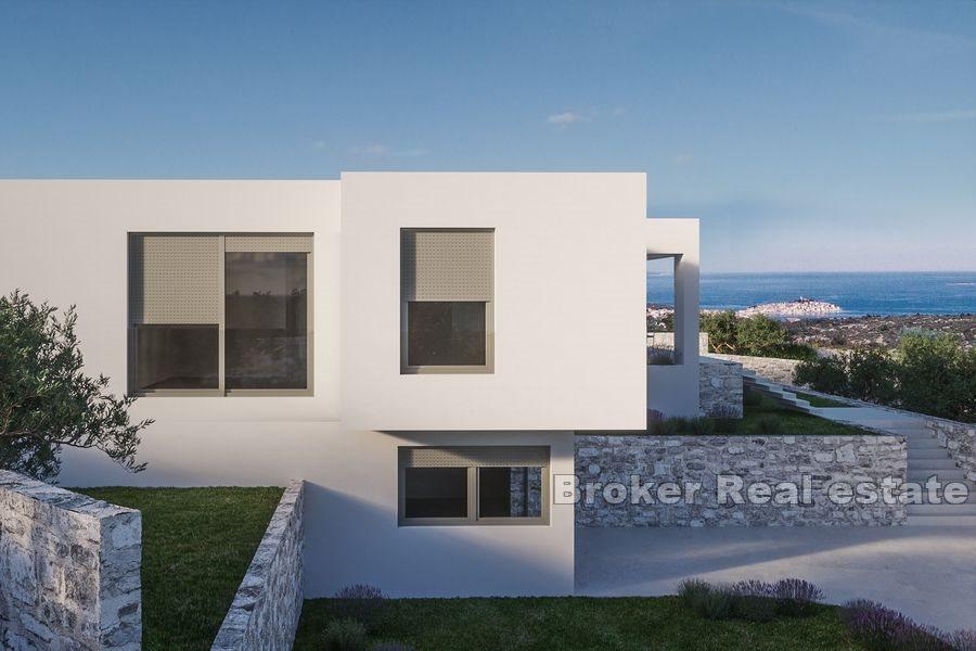 Newly built villa with sea view