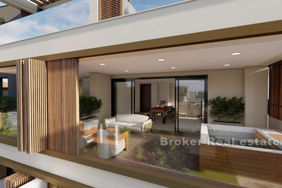 Luksusowy penthouse z widokiem na morze