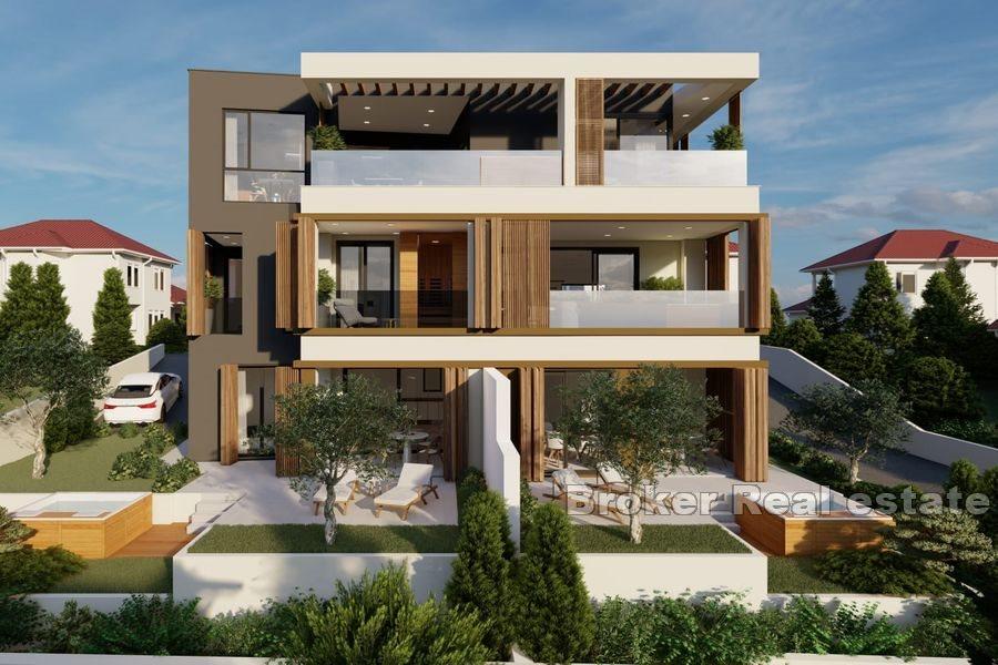 Luksusowy penthouse z widokiem na morze