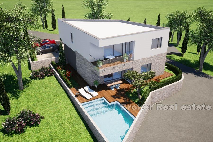 Newly built villa with pool