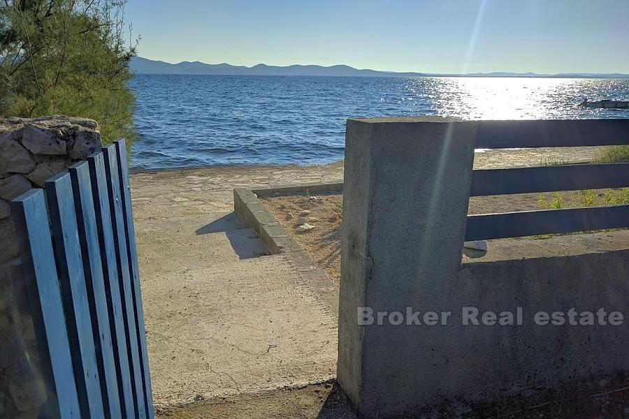 House near zadar, first row to the sea