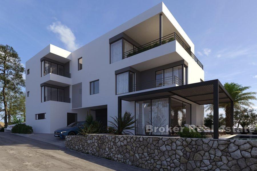 Appartements de luxe deuxième rangée de la mer