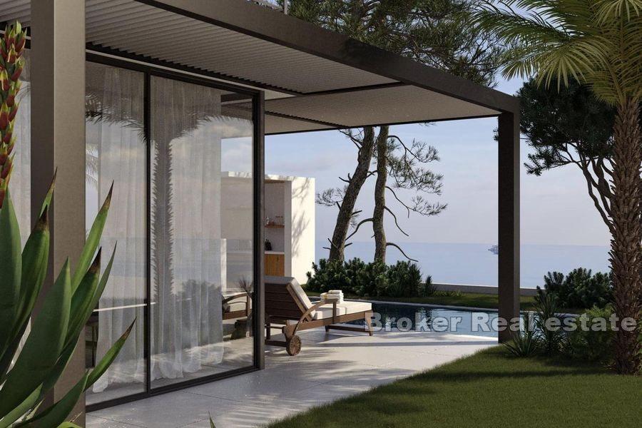 Luxury apartments, second row from the sea