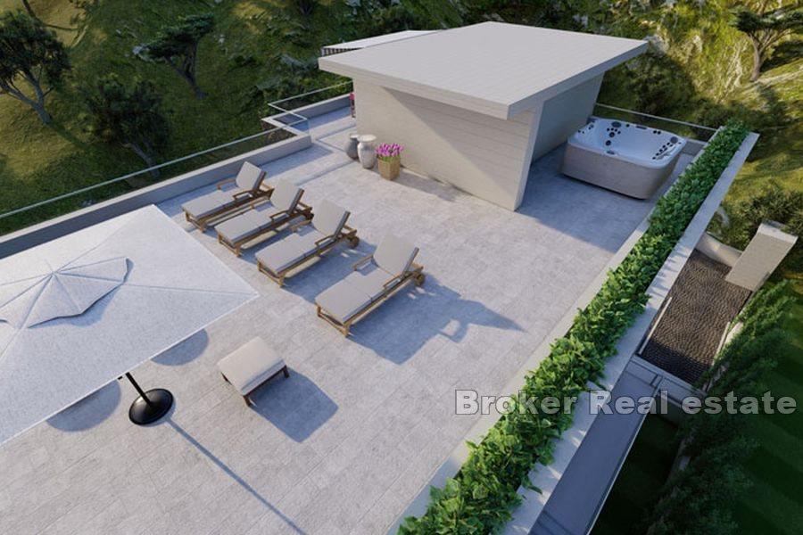 Apartmány v první řadě k moři