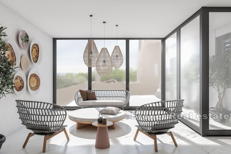 Modern apartments near the sea