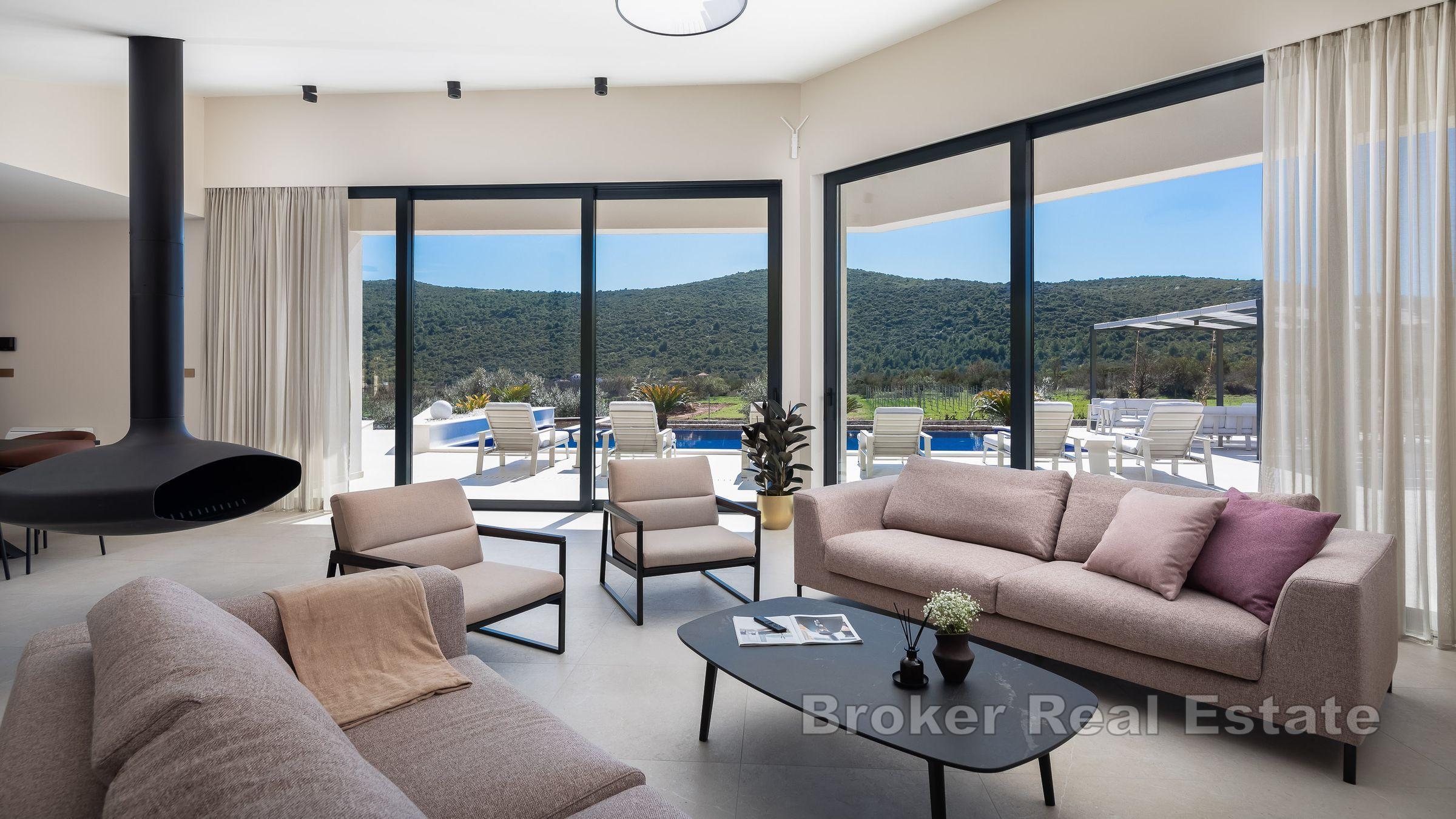 Lyxig villa med pool