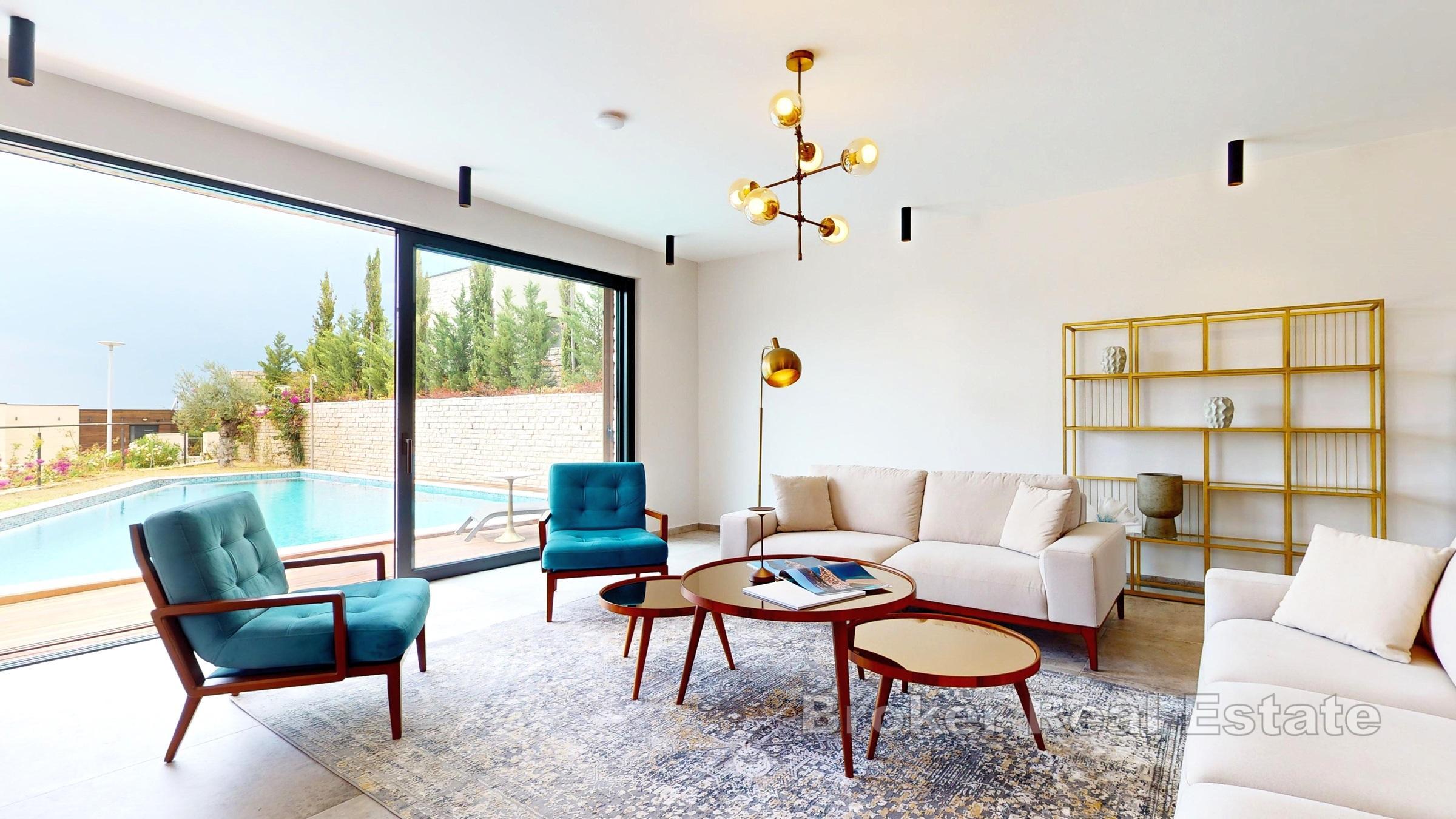 Belle villa en deuxième rangée de la mer