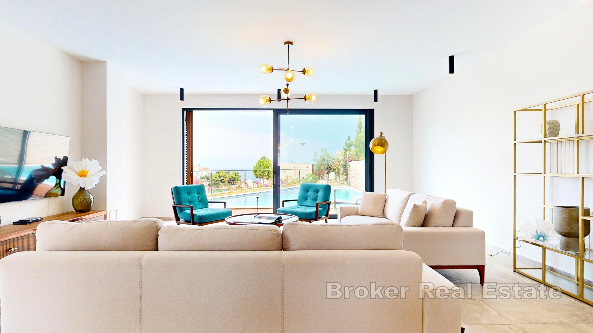 Belle villa en deuxième rangée de la mer