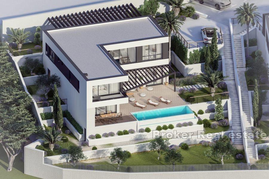 Villa med pool och havsutsikt