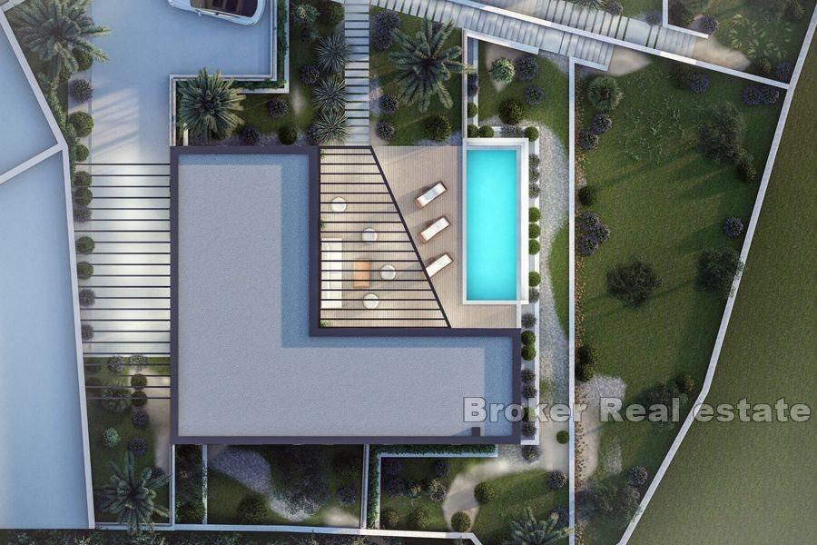 Villa med pool och havsutsikt