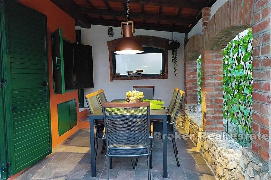 Renovated house in the first row to the sea