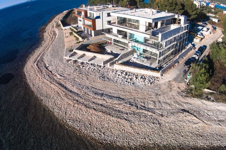 Apartments near Zadar, first row to the sea