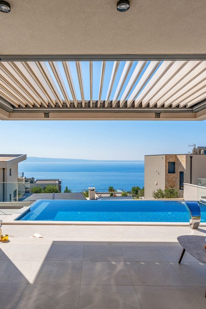 Neu gebaute Villa mit Pool und Meerblick