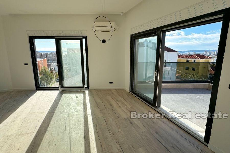 Visoka - Two-story apartment in a newly built building with a sea view