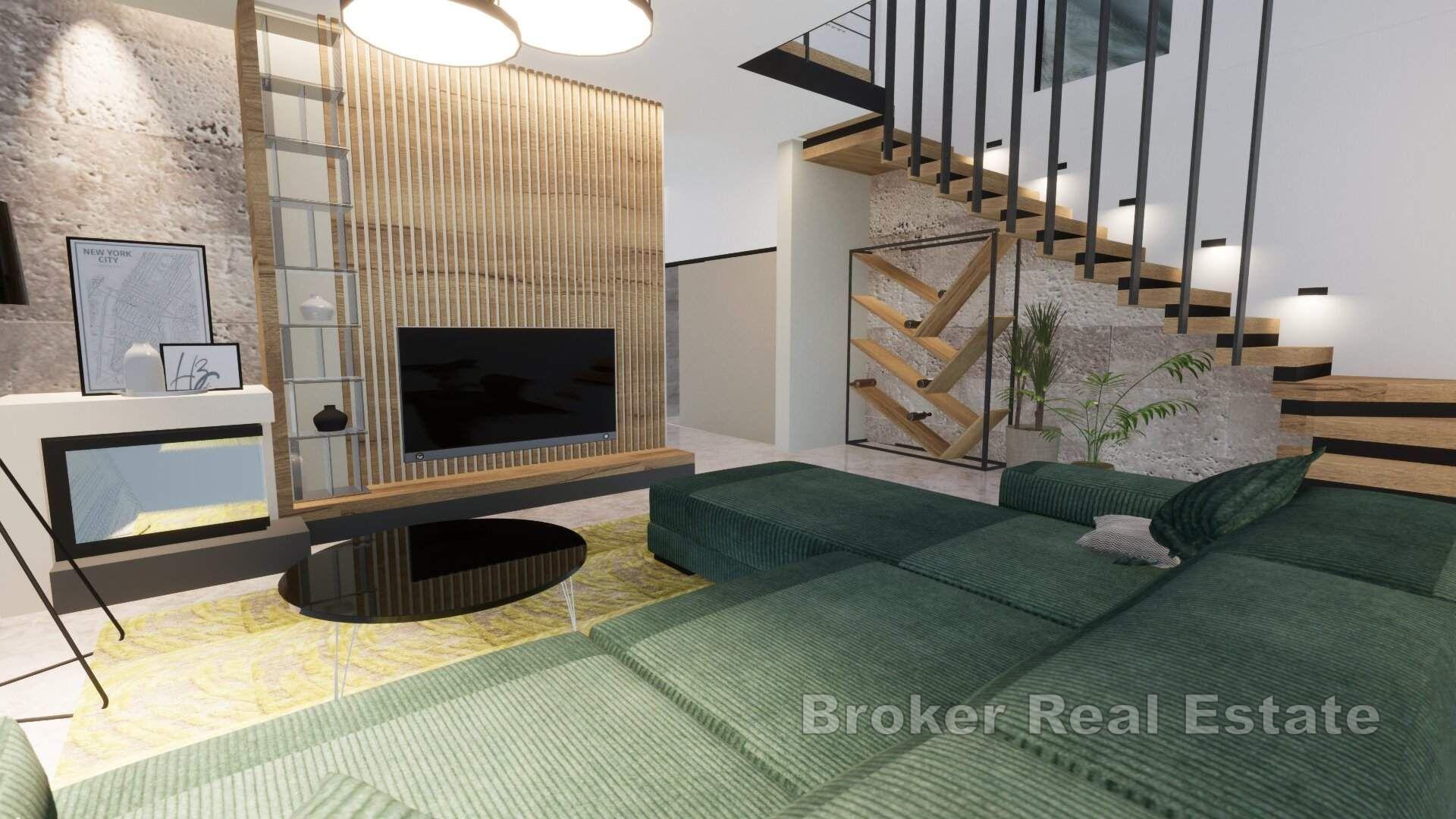 Modern villa med havsutsikt