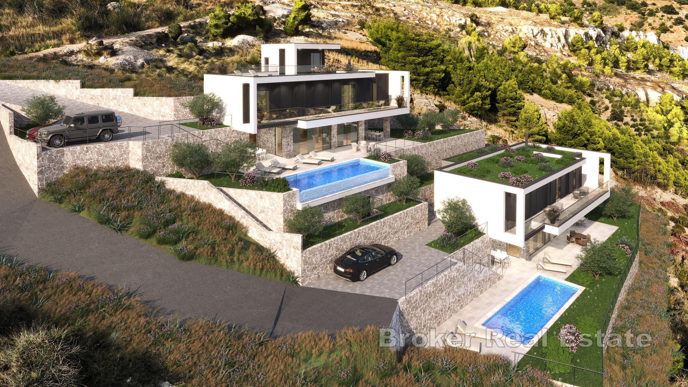 Villa moderne avec vue mer