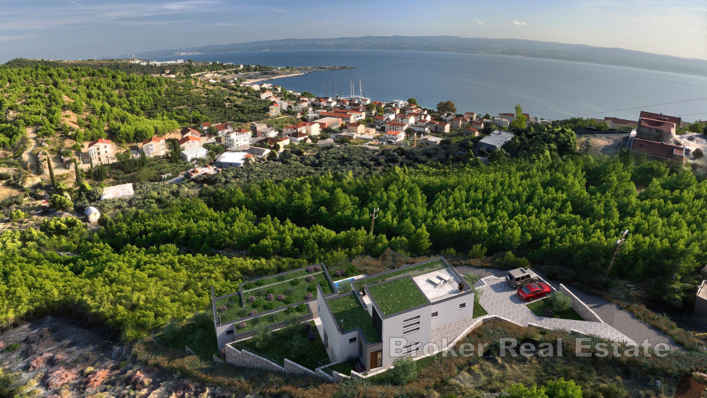 Villa moderne avec vue mer