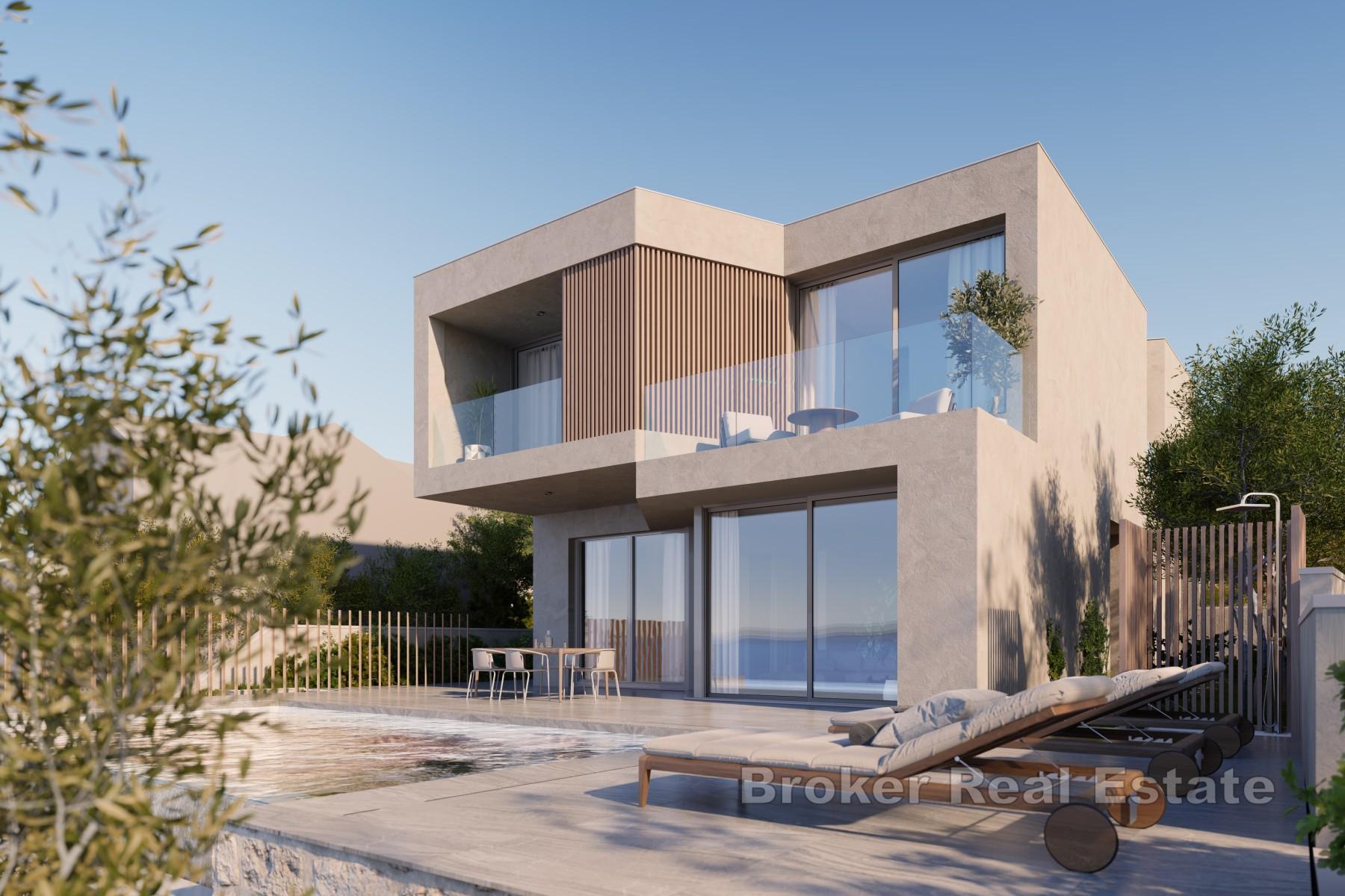 Jolie villa, première rangée de la mer