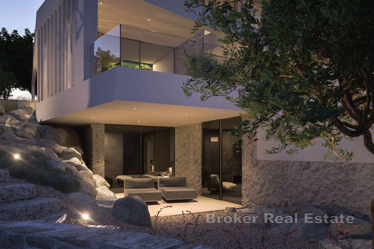 Terreno con progetto per la realizzazione di una villa vista mare