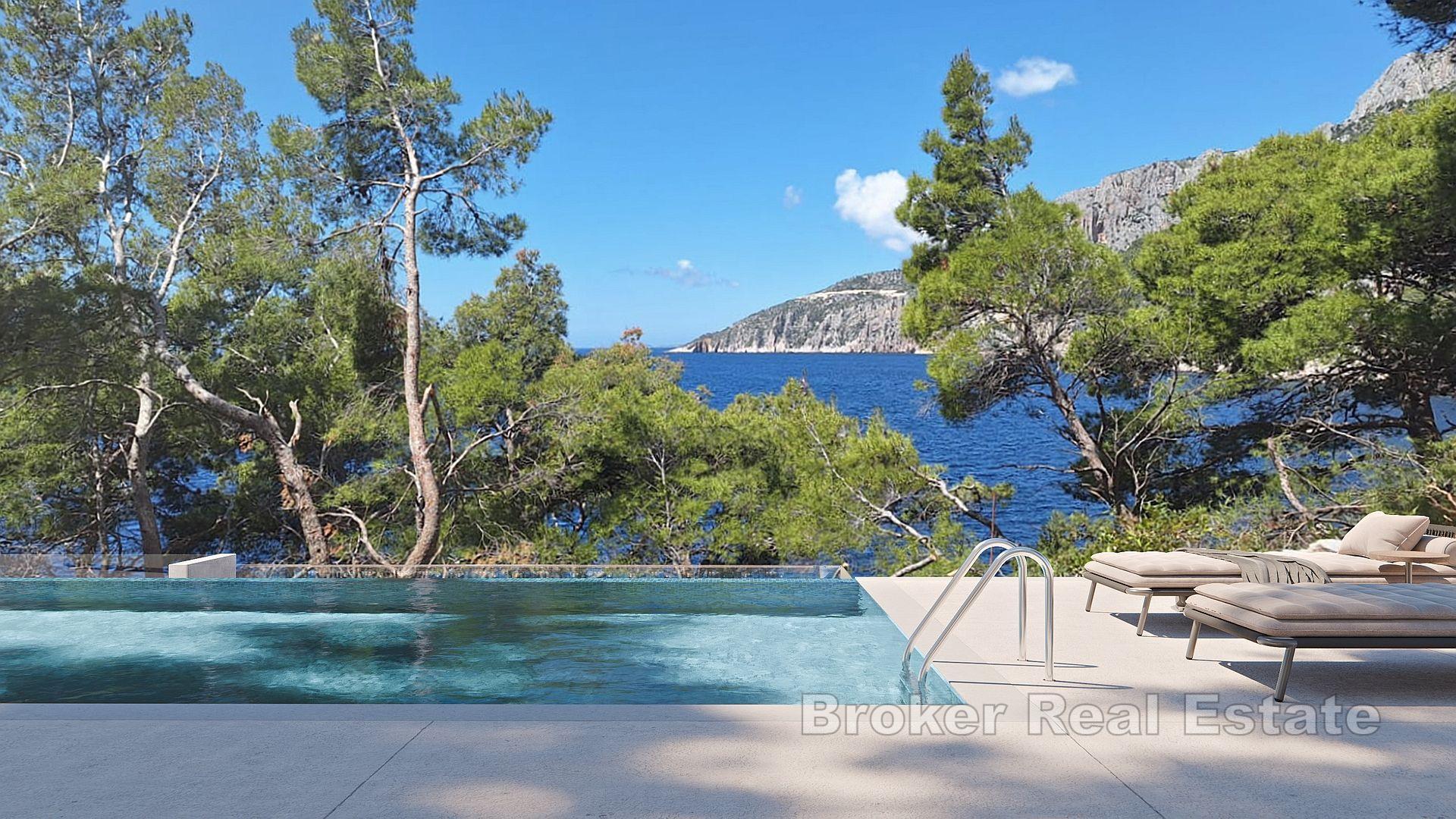 Villa im Bau in erster Reihe zum Meer