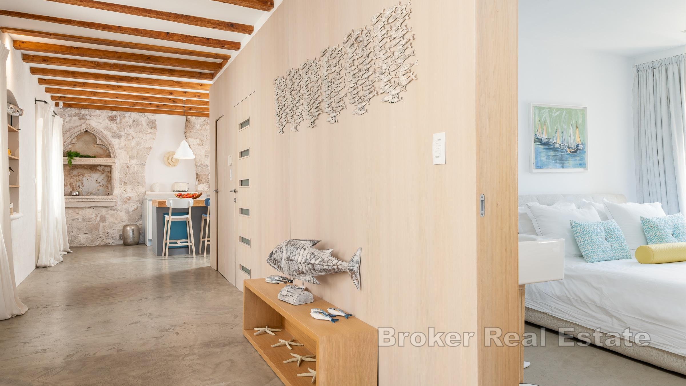 Appartement d'exception en centre ville avec terrasse et vue mer