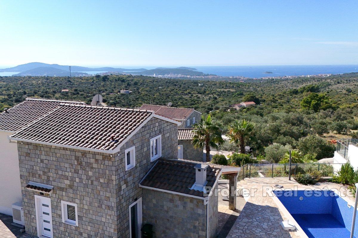 A beautiful house in an elevated position with a mesmerizing view