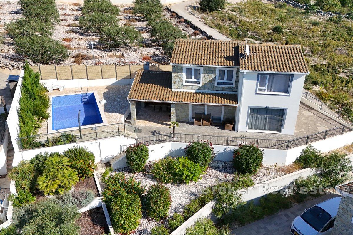 A beautiful house in an elevated position with a mesmerizing view