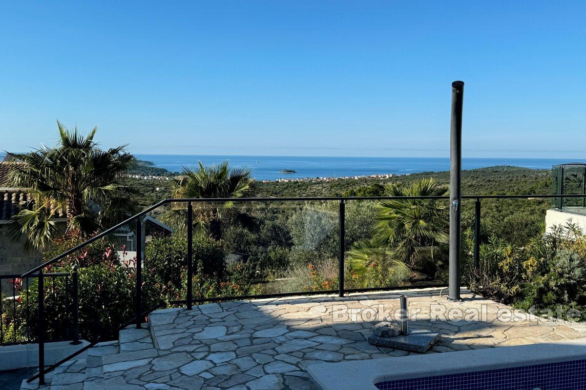 A beautiful house in an elevated position with a mesmerizing view