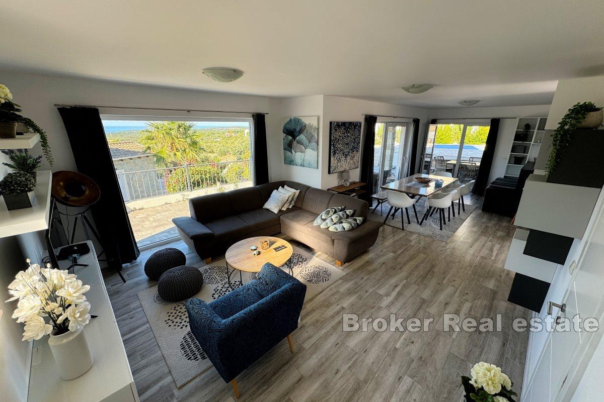 A beautiful house in an elevated position with a mesmerizing view