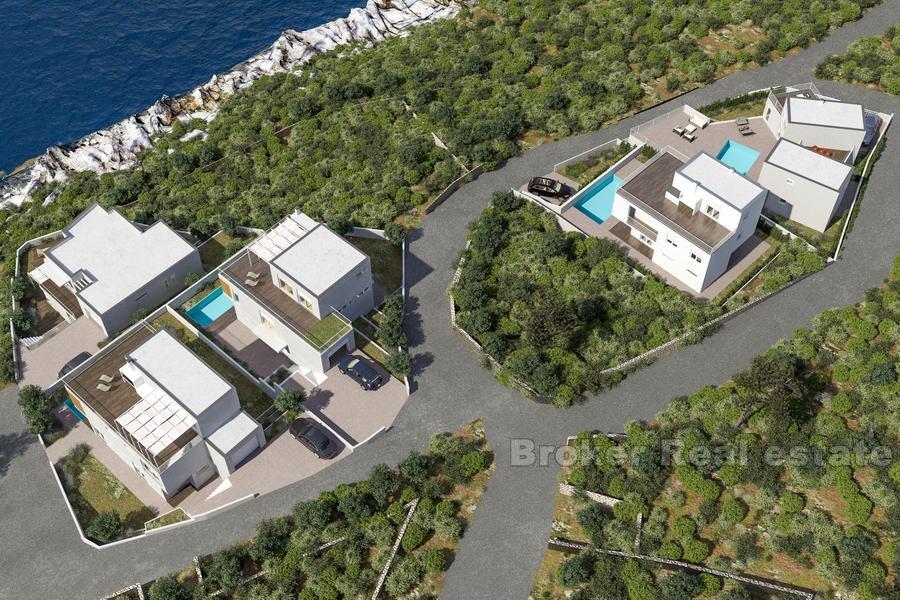 Vila u izgradnji, drugi red od mora