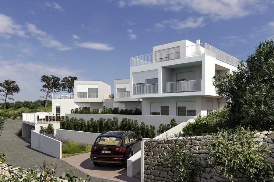 Vila u izgradnji, drugi red od mora