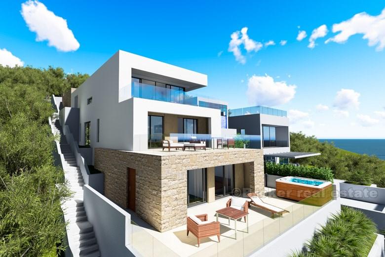 Ny modern villa med pool och fantastisk utsikt