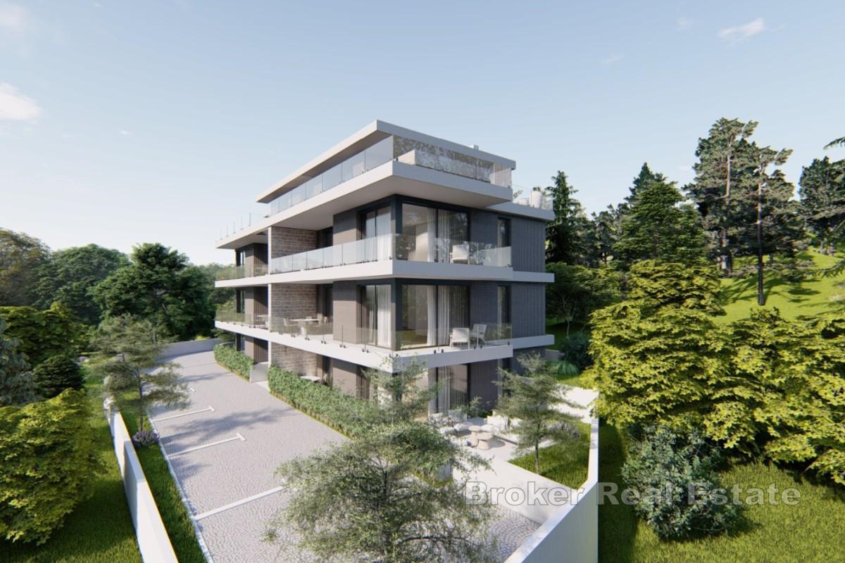 Appartement moderne de deux chambres avec vue sur mer