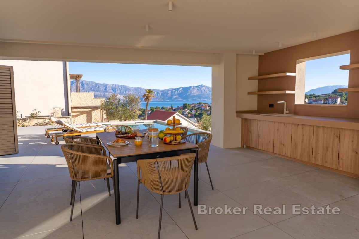 Современная вилла с видом на море