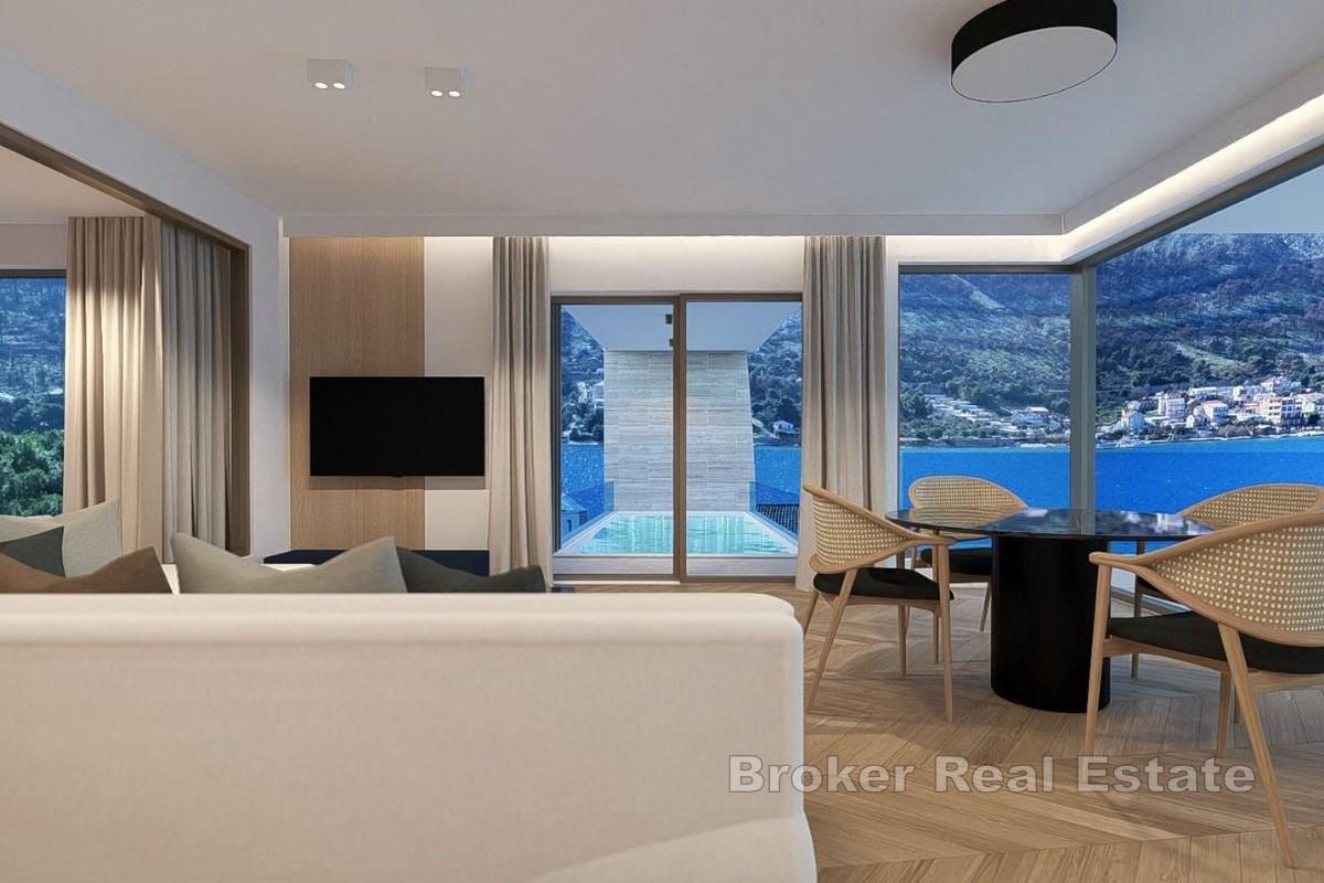 Appartamento di lusso con piscina vista mare