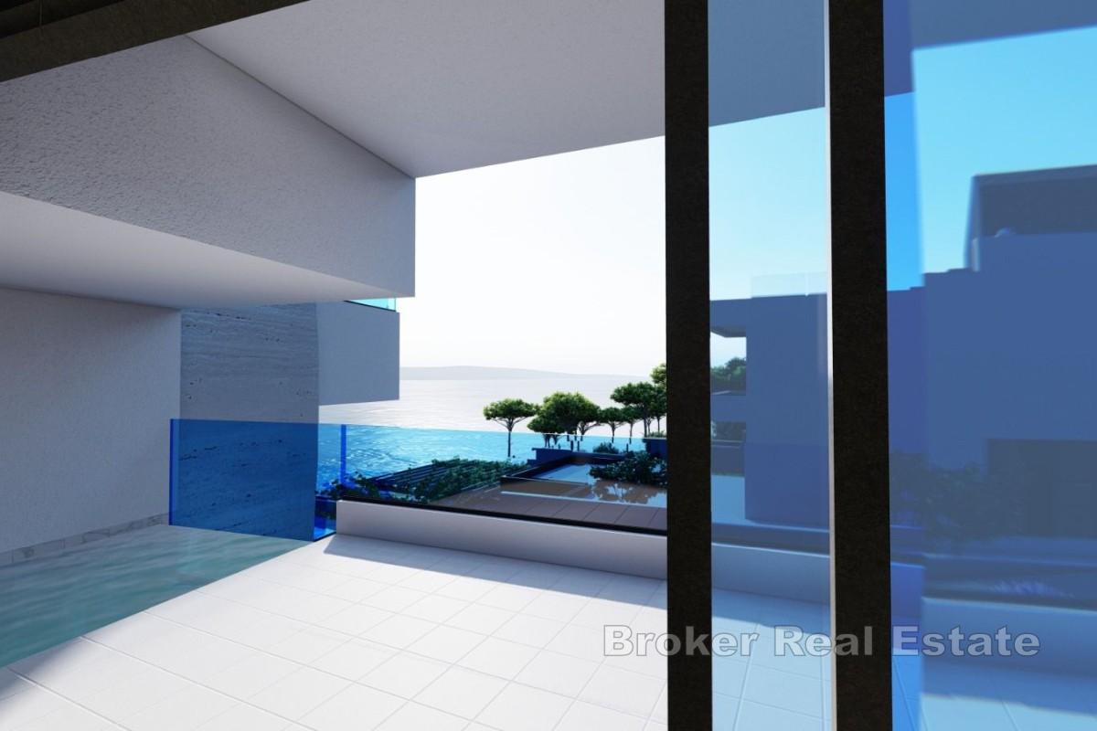 Appartamento di lusso con piscina vista mare