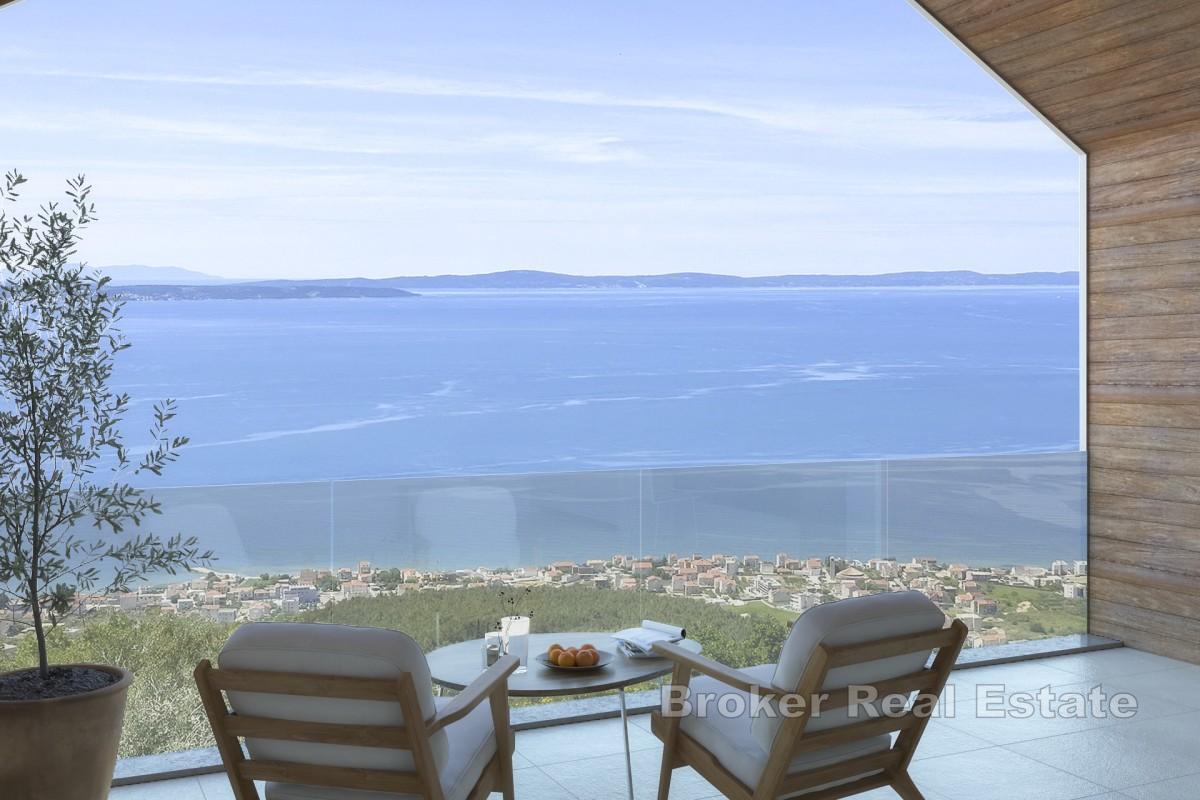 Luksusvilla med stor hage og panoramautsikt