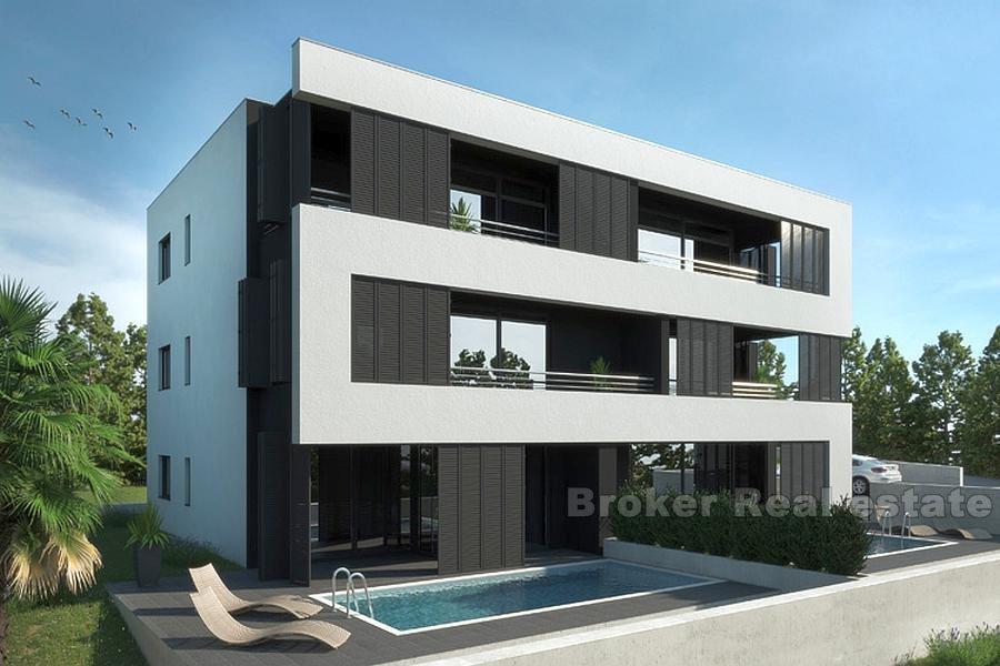 Nowy budynek z 6 apartamentami