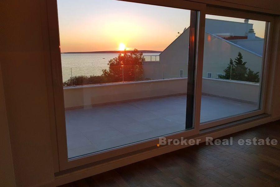 Penthouse apartment at second row from the sea, for sale