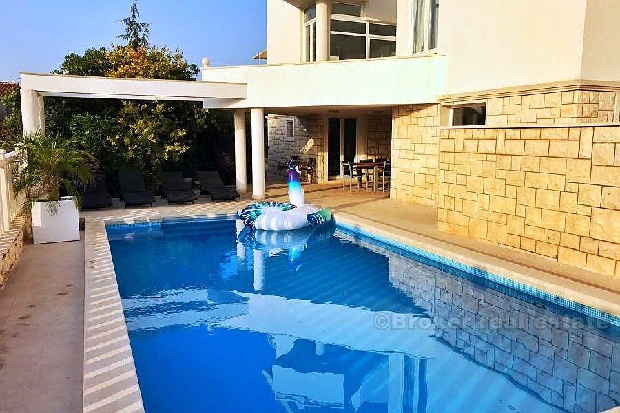 Spacious family house at island of Ciovo