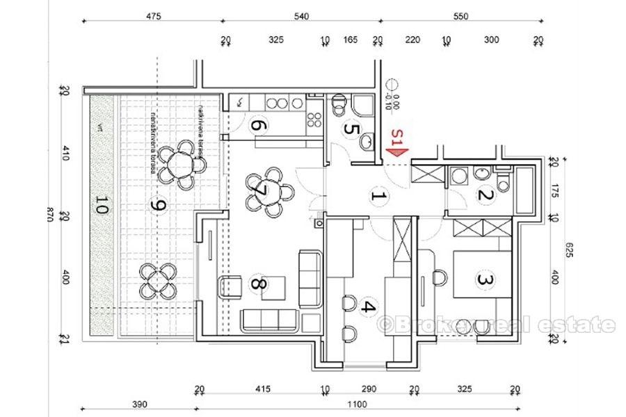 Modern apartments, for sale