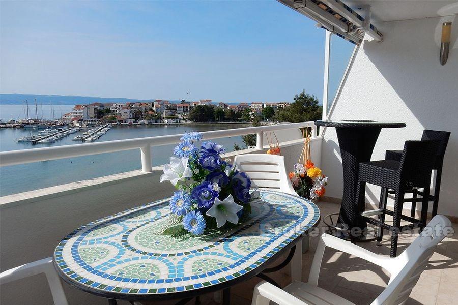 Stobrec, dwie sypialnie mieszkanie z otwartym widokiem na morze