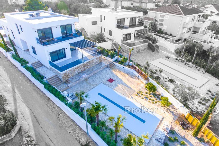 Modern villa with beautiful sea views