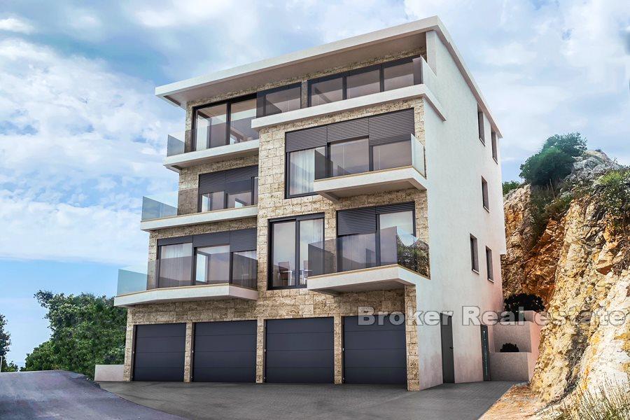 Роскошные недавно построенные апартаменты с видом на море