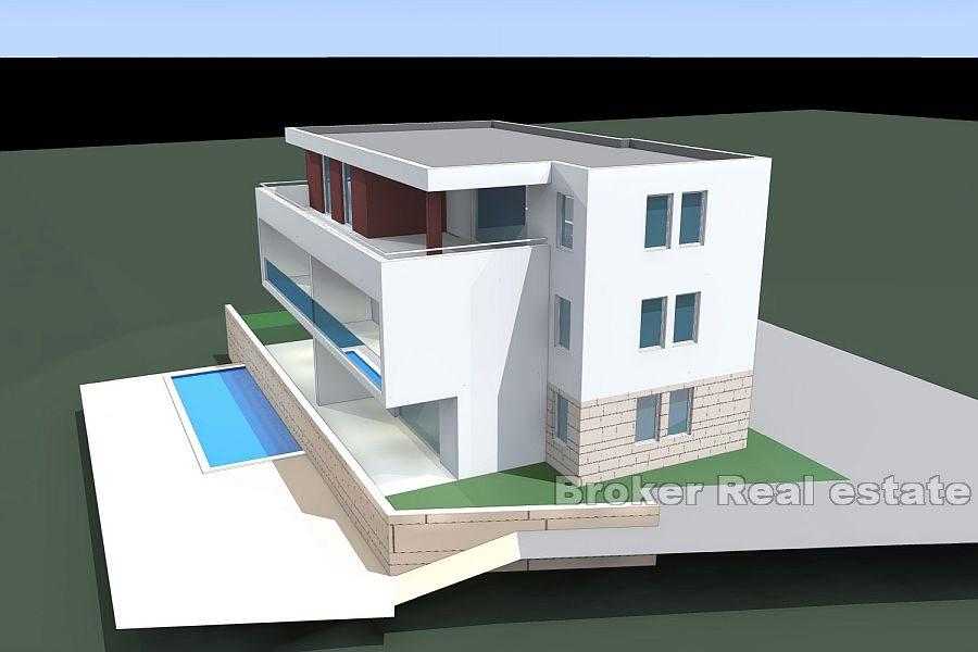 Apartments in new building with sea view