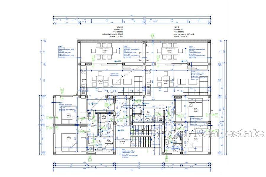 Lägenheter i nybyggnad med havsutsikt