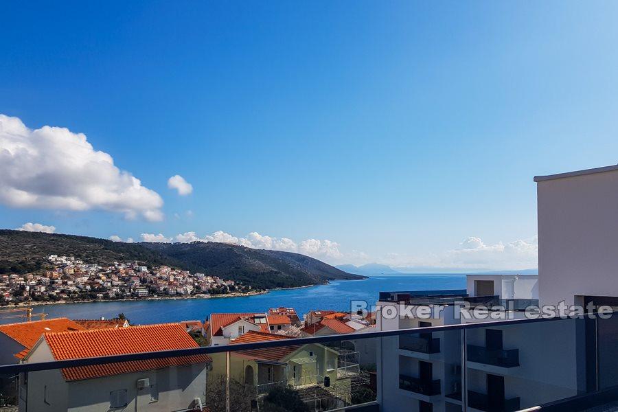Appartamento con vista mare aperta dalla terrazza