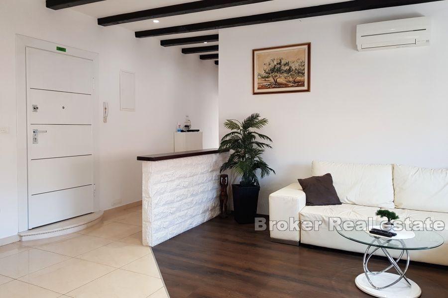 Comfortable attic apartment with a view of the city