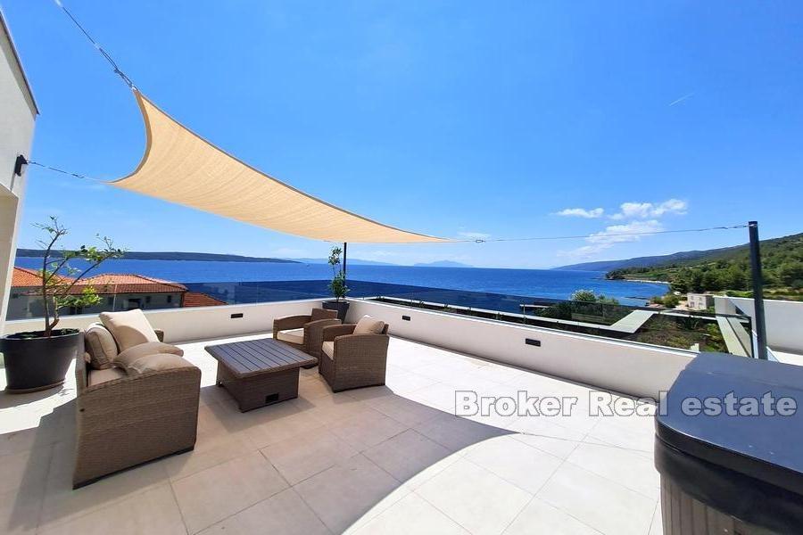 Newly built seafront villa with business space